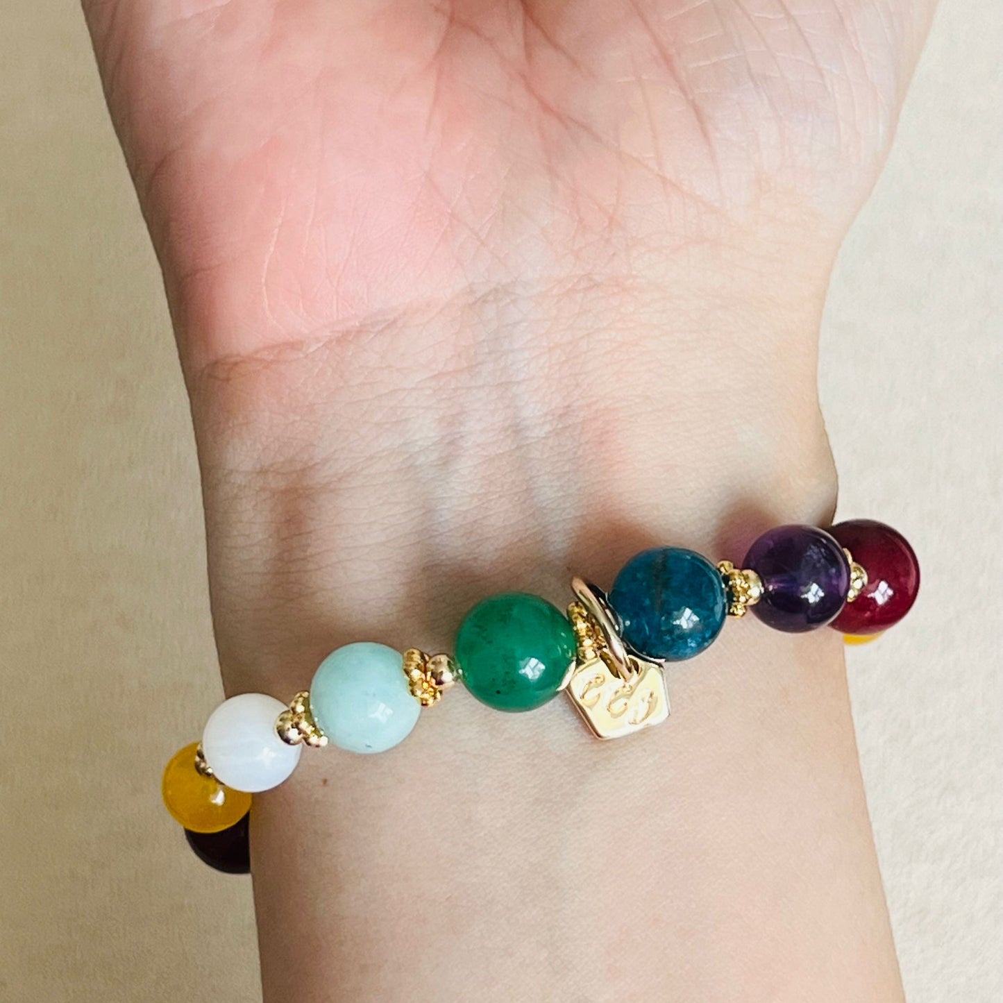 Smile! Rainbow Flower Bracelet