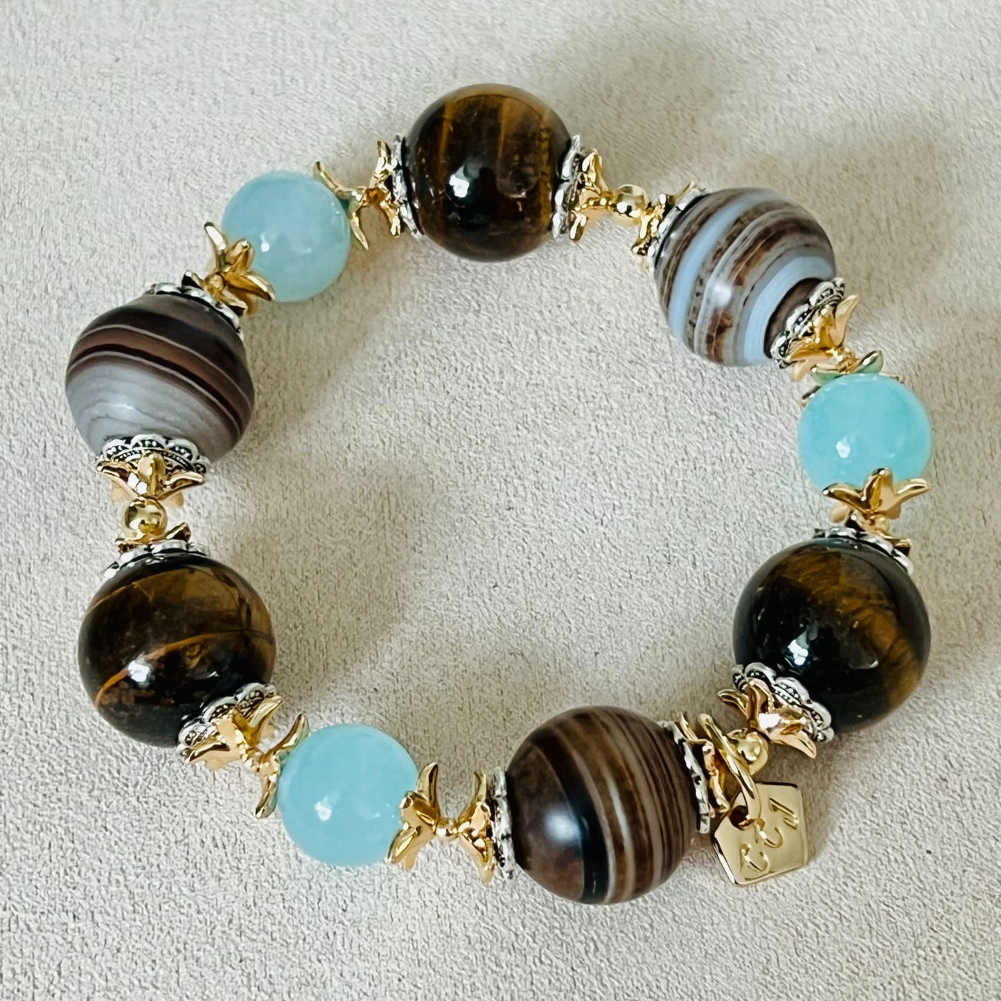 Jade Amazonite, Luck & Protection Bracelet