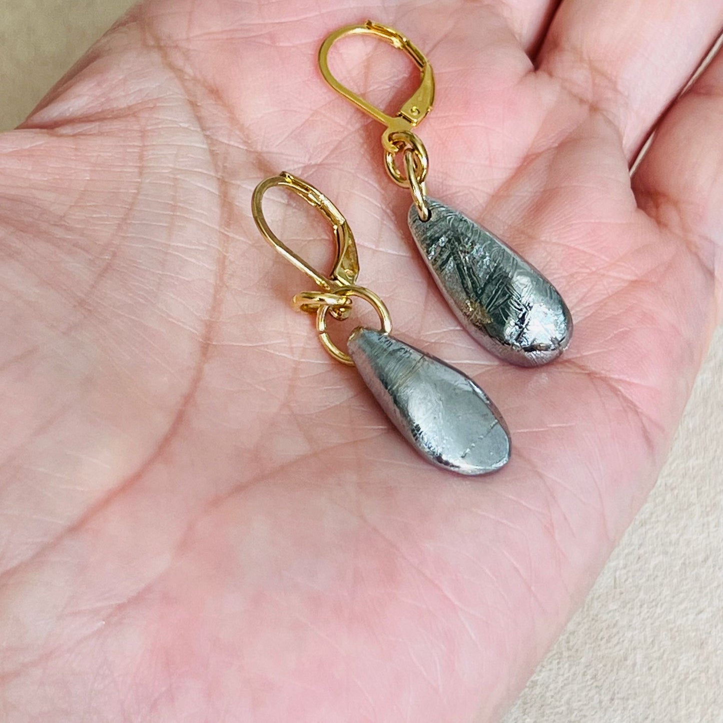 Meteorite Earrings