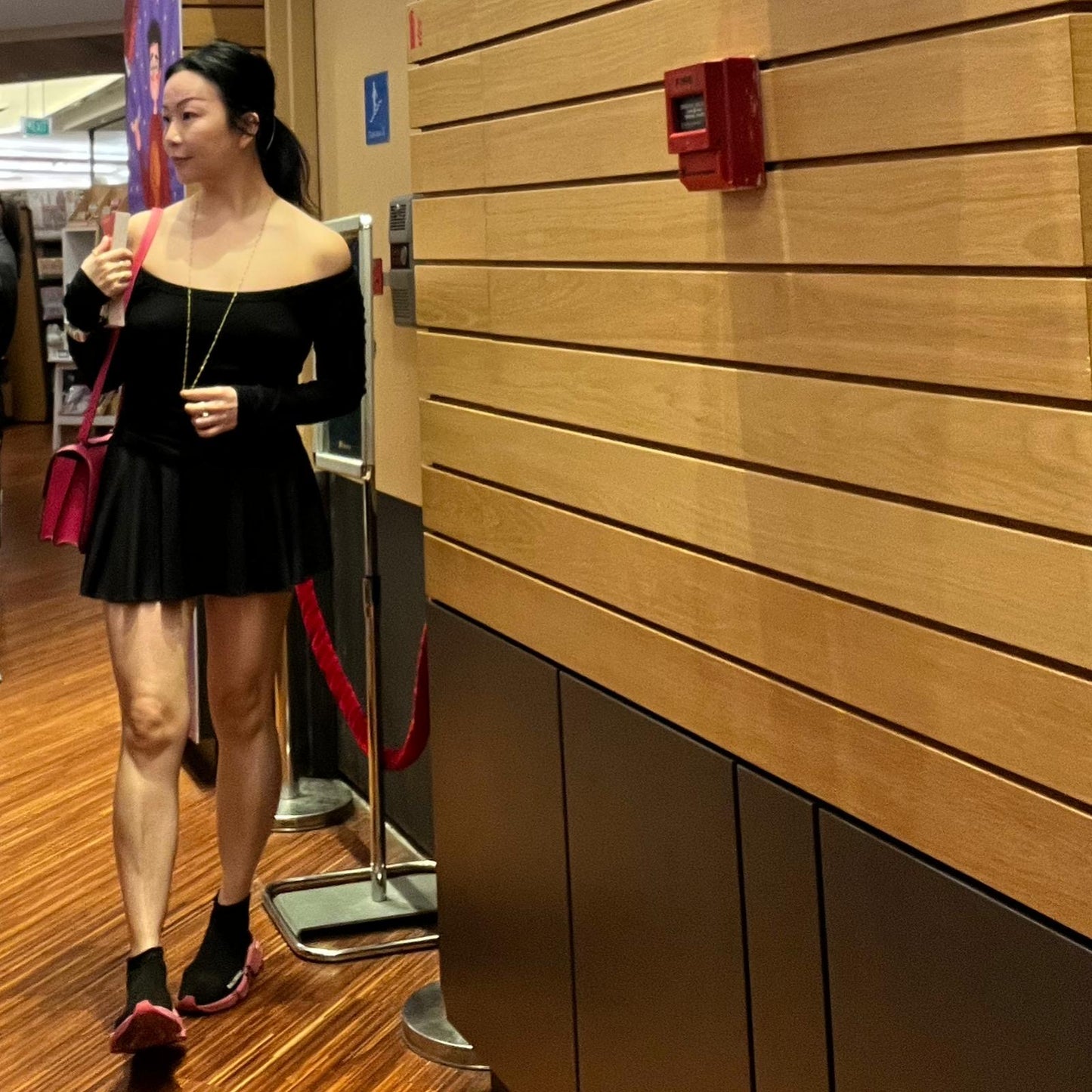 Black Spinel Long Necklace