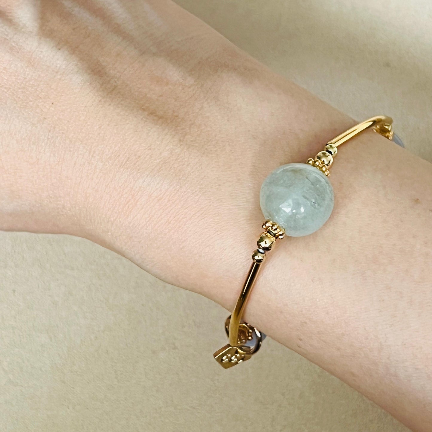 Blue Beryl, Blue Chalcedony & Blue Lace Agate Juicy La Grace Bracelet
