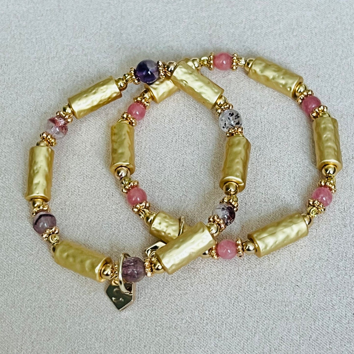 Lucky 6 Rhodochrosite Bracelet