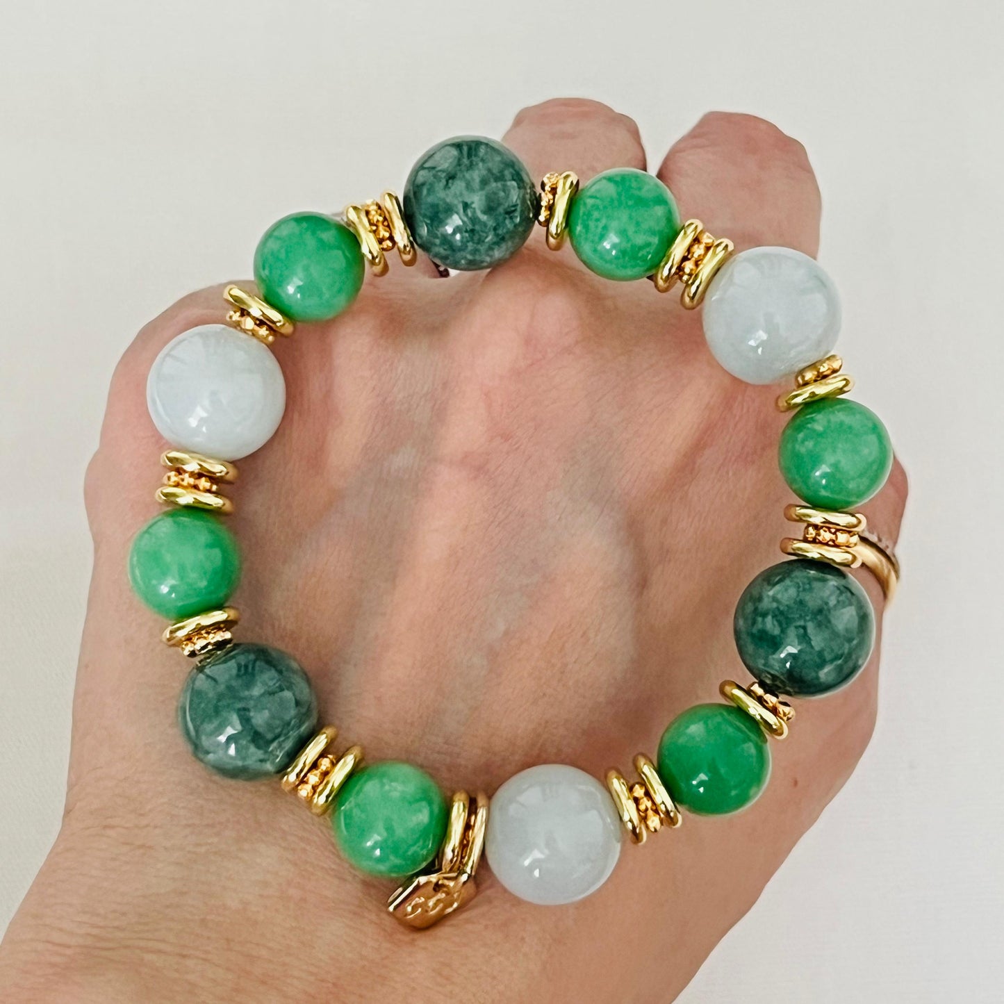Jade & Variscite Juicy Bracelet