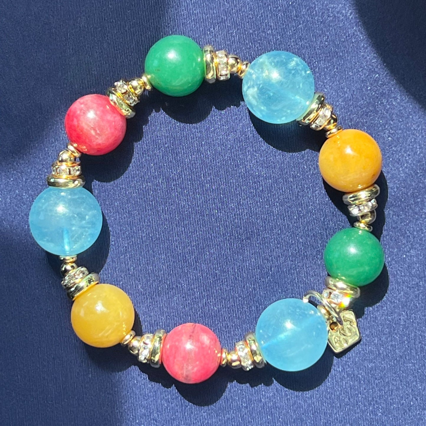 Aquamarine Abundance & Joy Bracelet