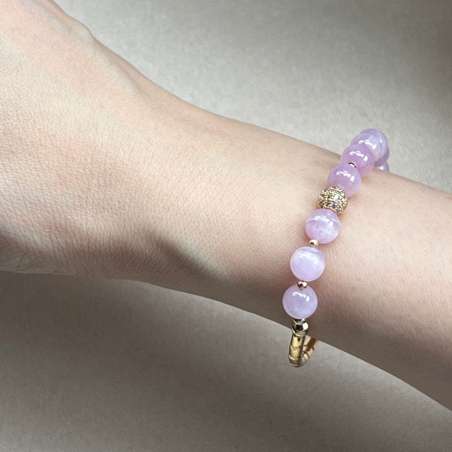 Kind Kunzite Delicate Diadem Bracelet