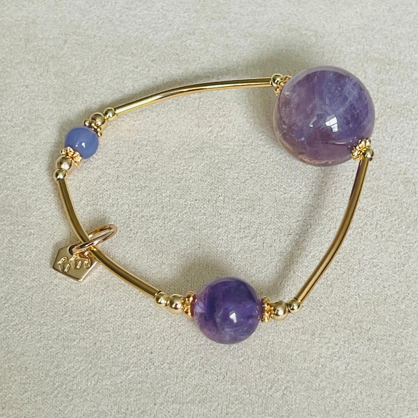 Amethyst, Ametrine & Lavender Moon Quartz Juicy La Grace Bracelet