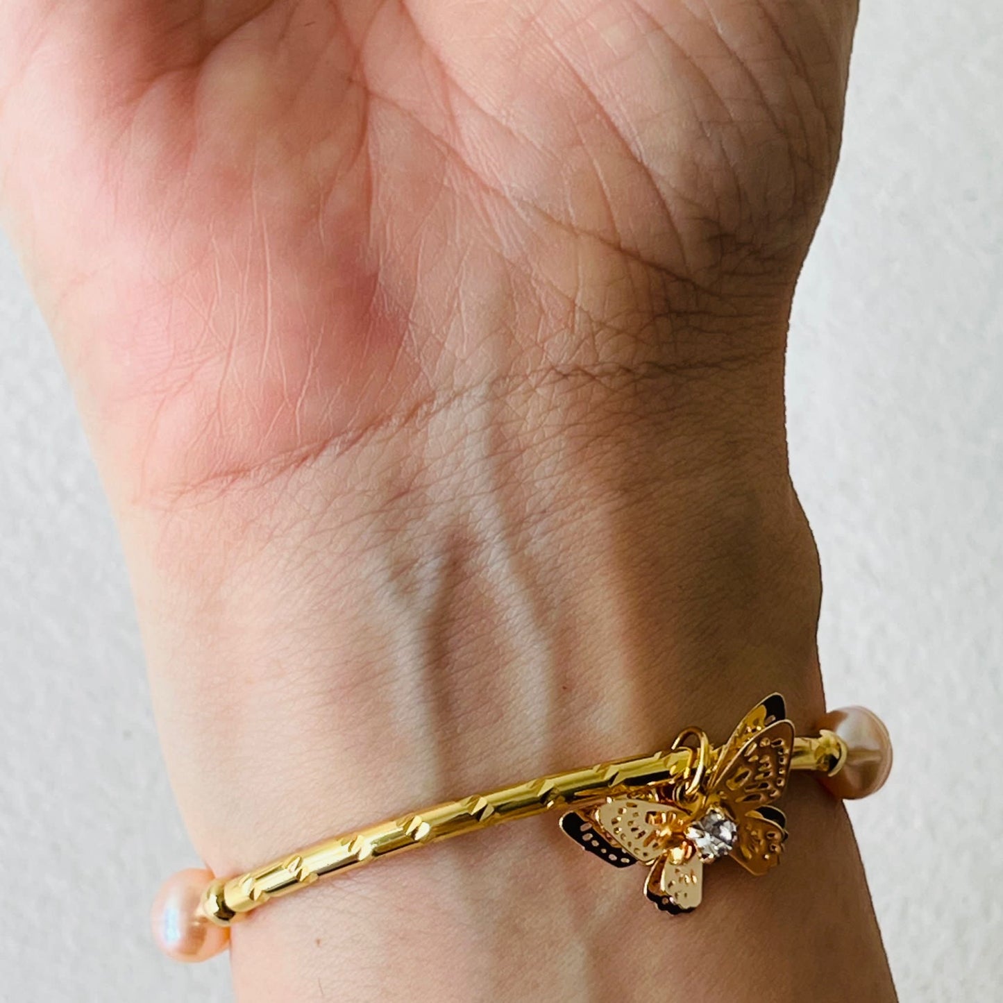 Baby Champagne Pearl Diadem Bracelet