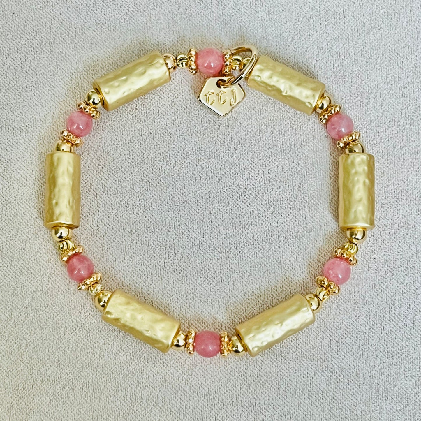 Lucky 6 Rhodochrosite Bracelet