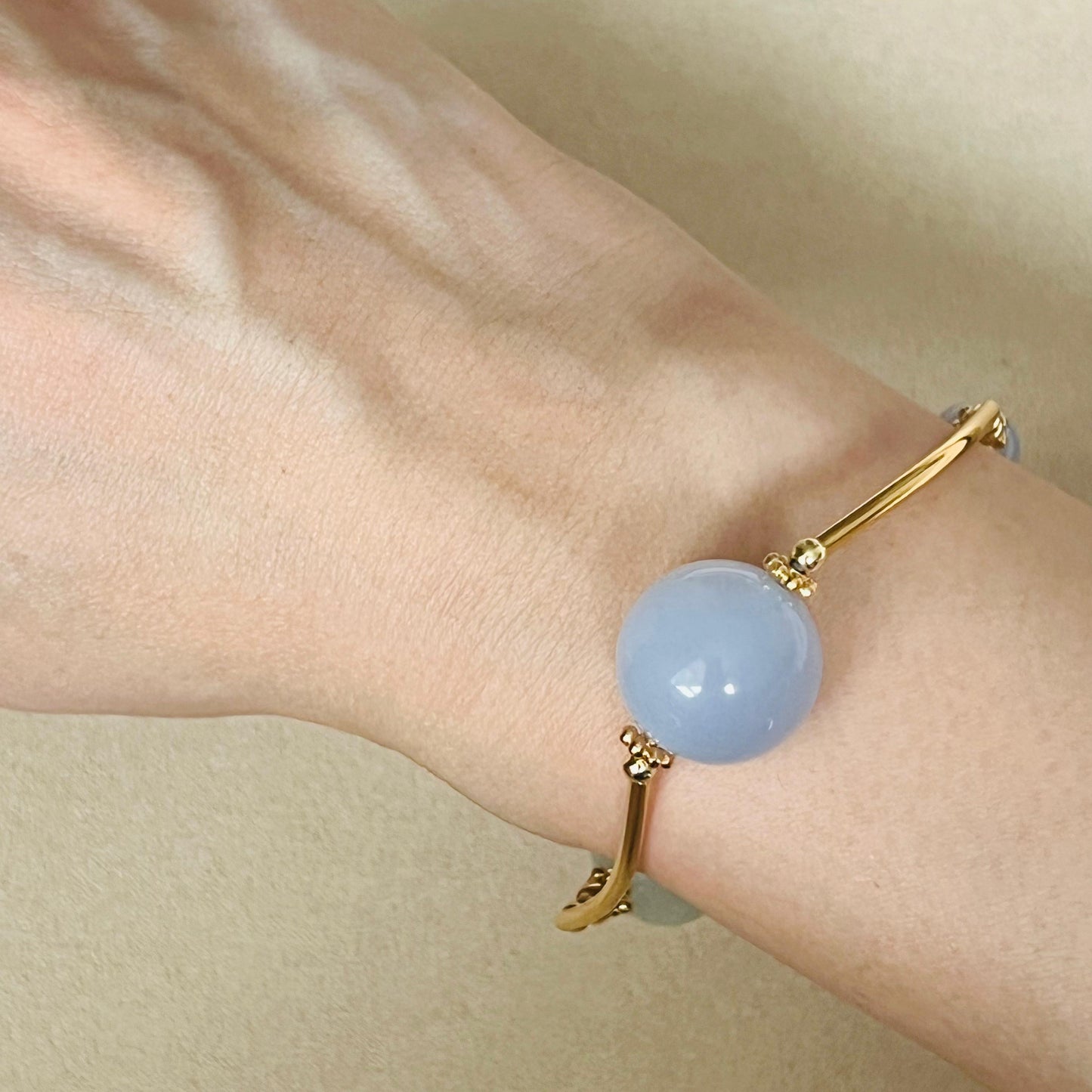 Blue Beryl, Blue Chalcedony & Blue Lace Agate Juicy La Grace Bracelet