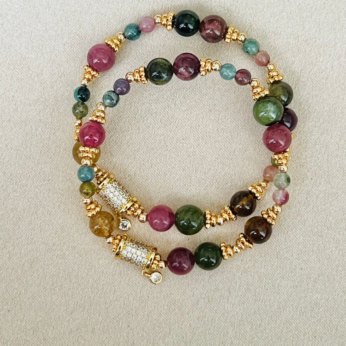 Rainbow Tourmaline Bracelet