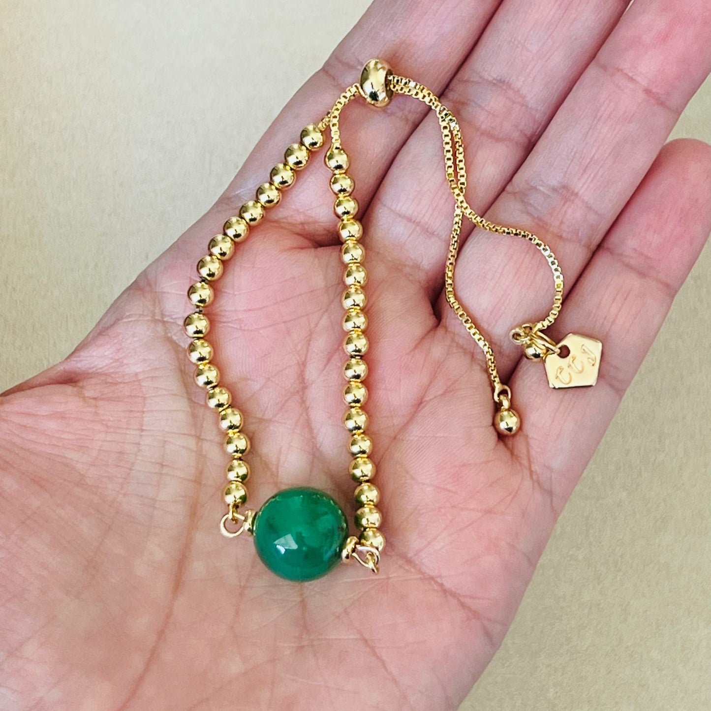 Chrysoprase La Forma Bracelet