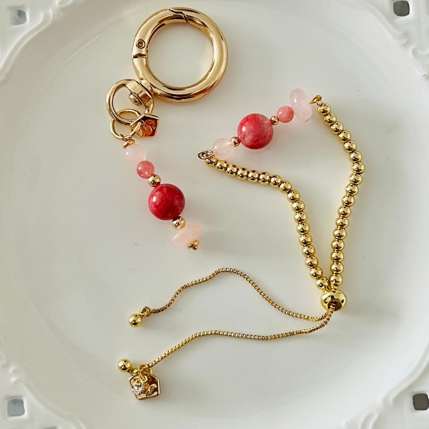 Peppy Pinks La Forma Bracelet