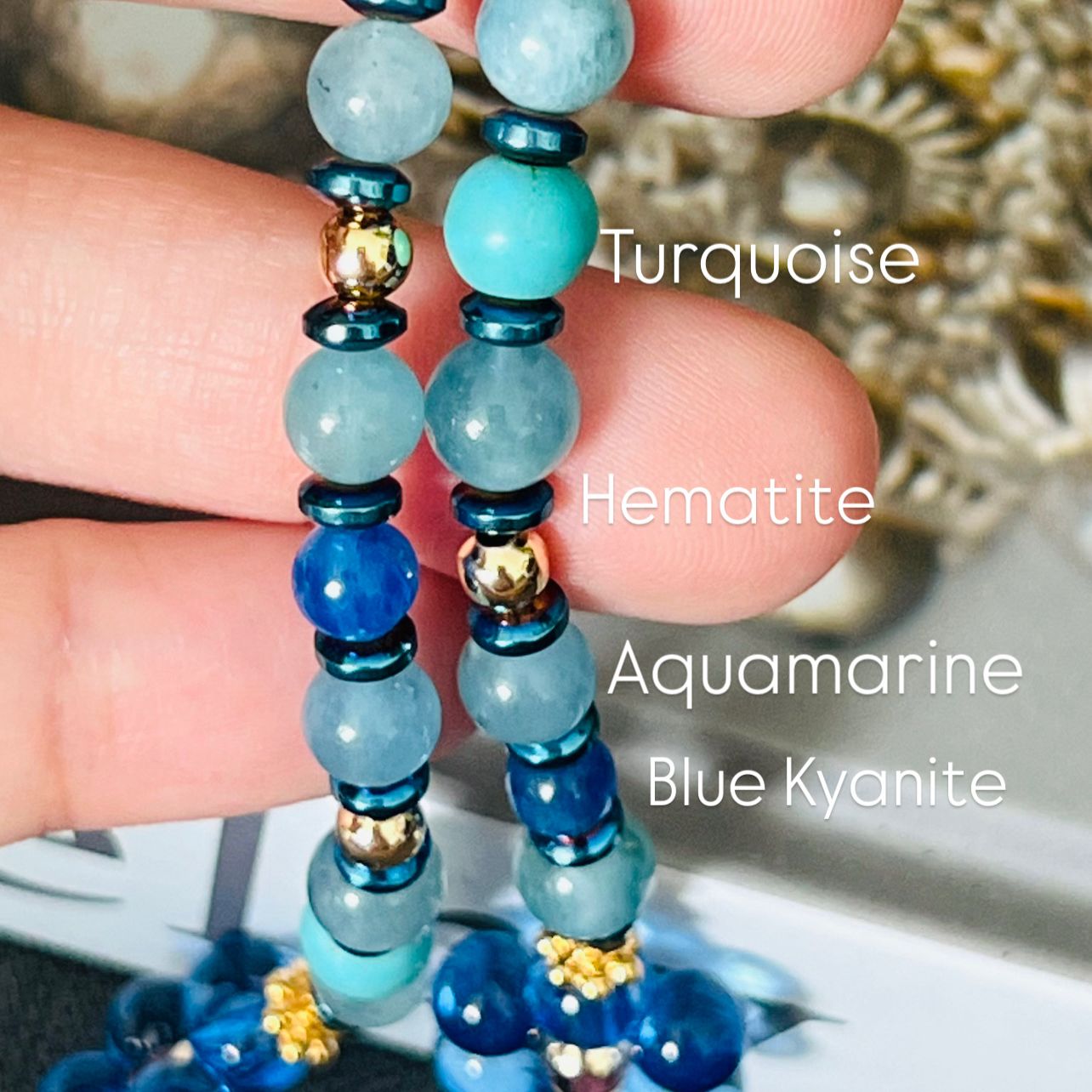 Blessing Blue Flower Necklace