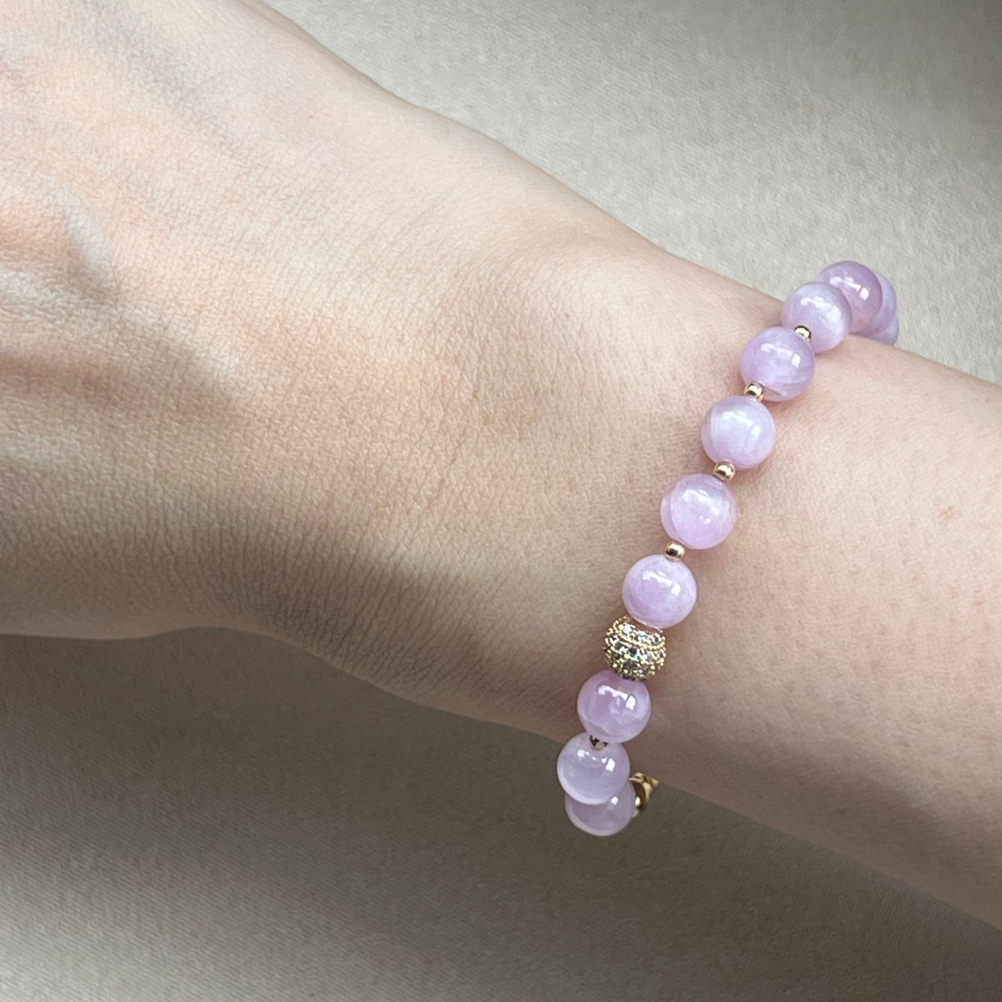 Kind Kunzite Delicate Diadem Bracelet