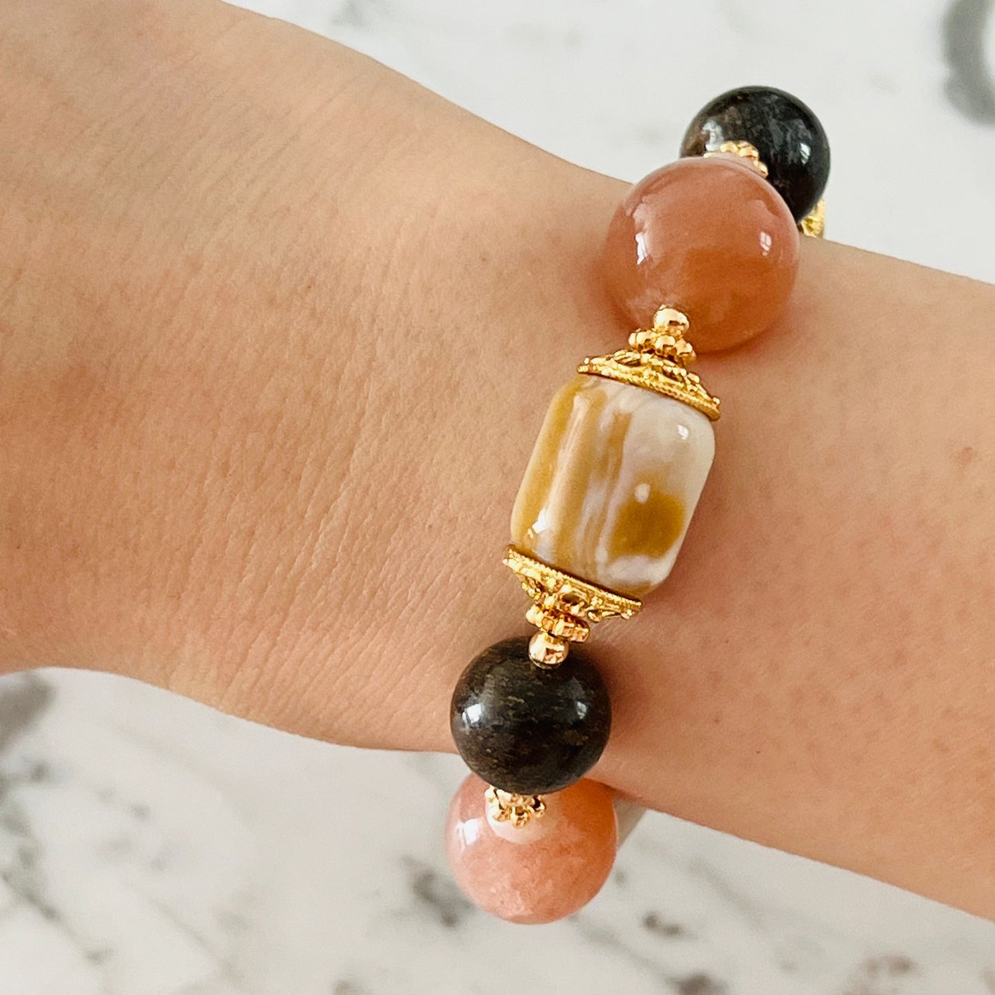 Stability Sunstone Bracelet