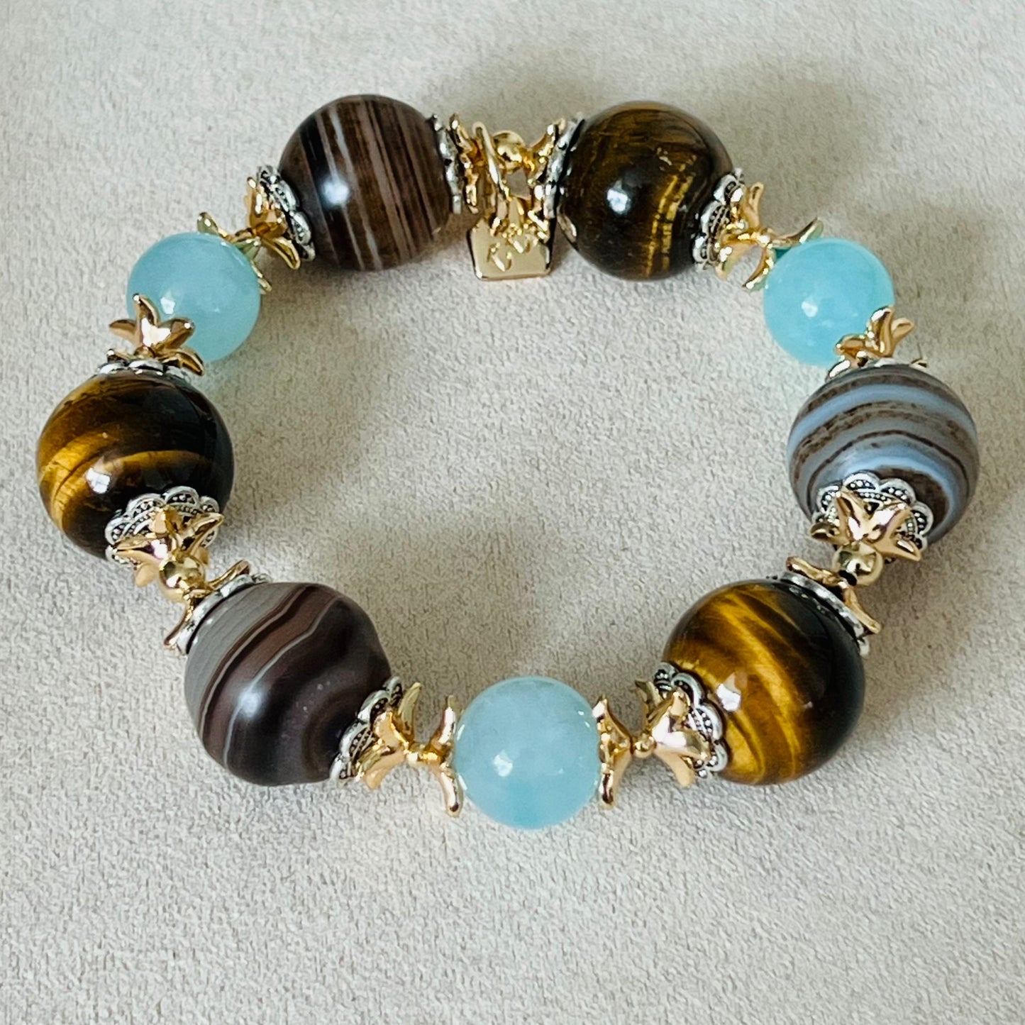 Jade Amazonite, Luck & Protection Bracelet