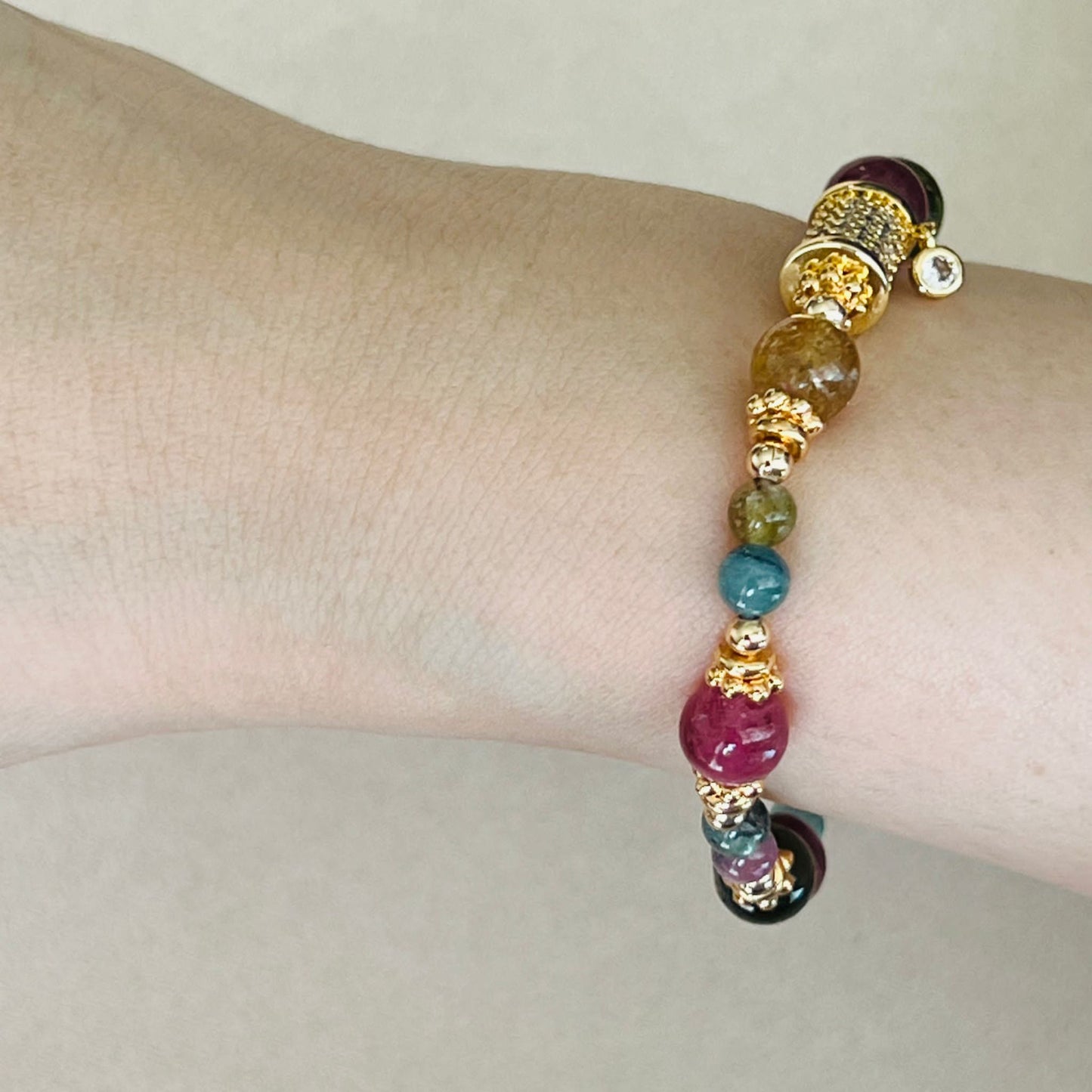 Rainbow Tourmaline Bracelet