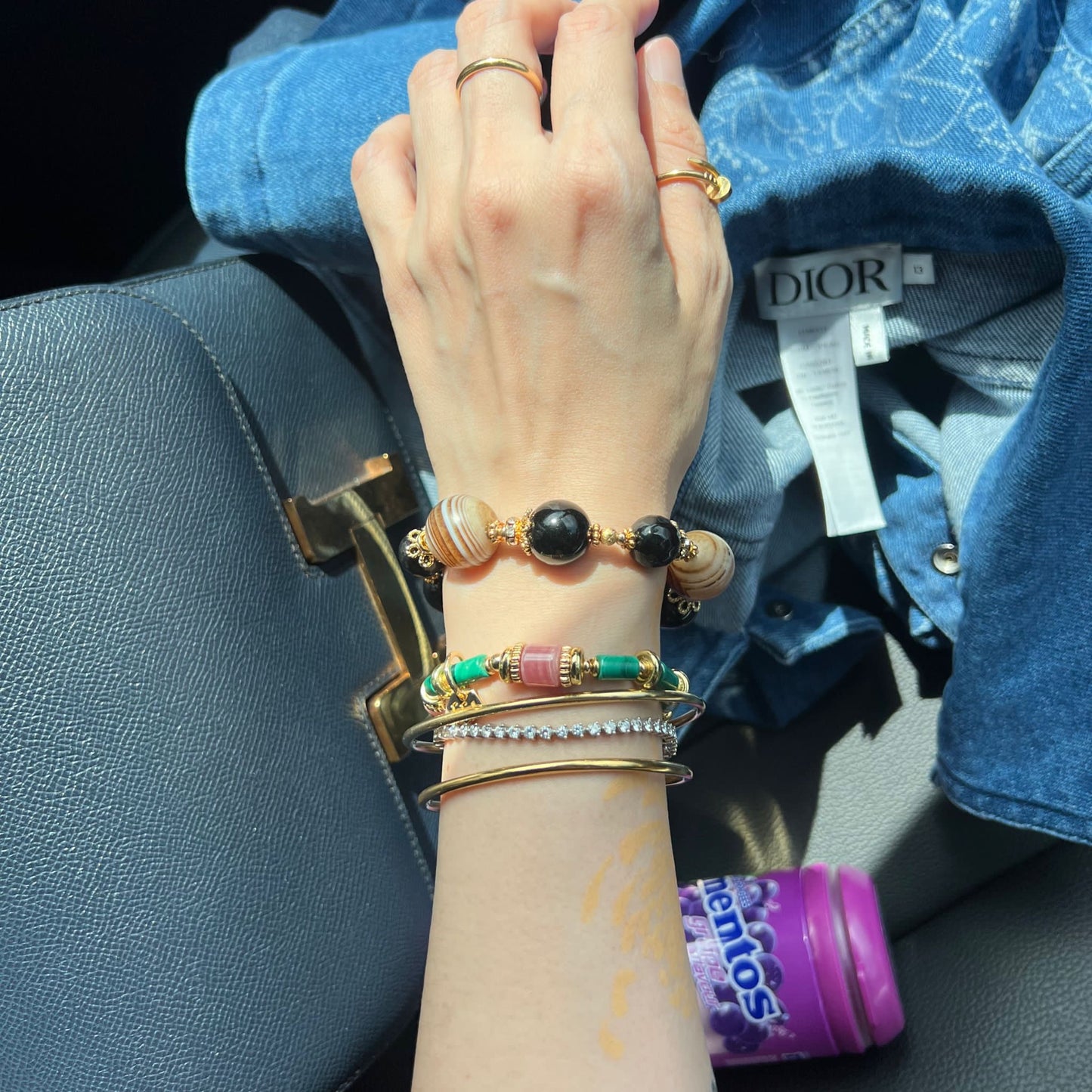 Rhodochrosite & Heaps Abundance Bracelet