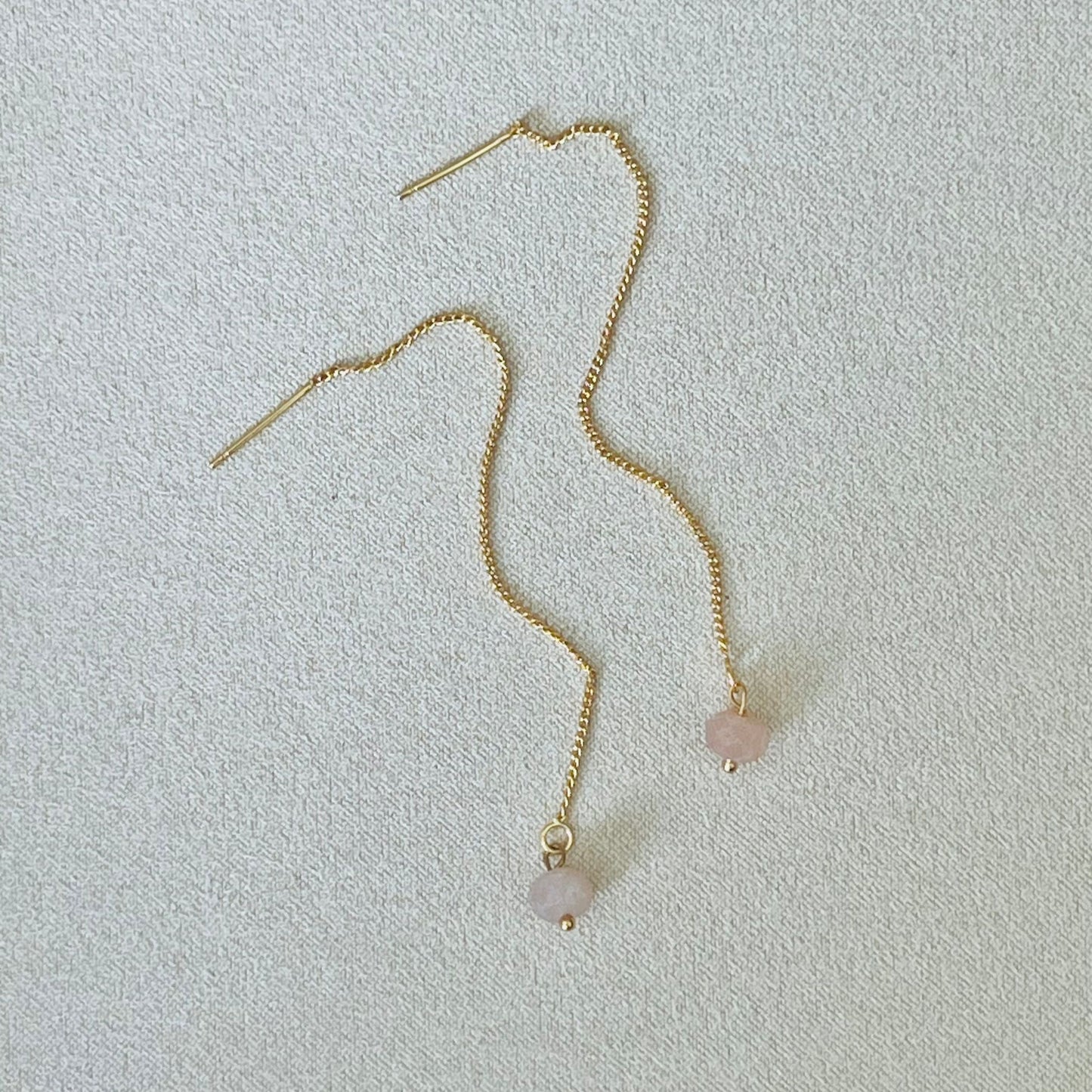 Sunstone Thread Earrings