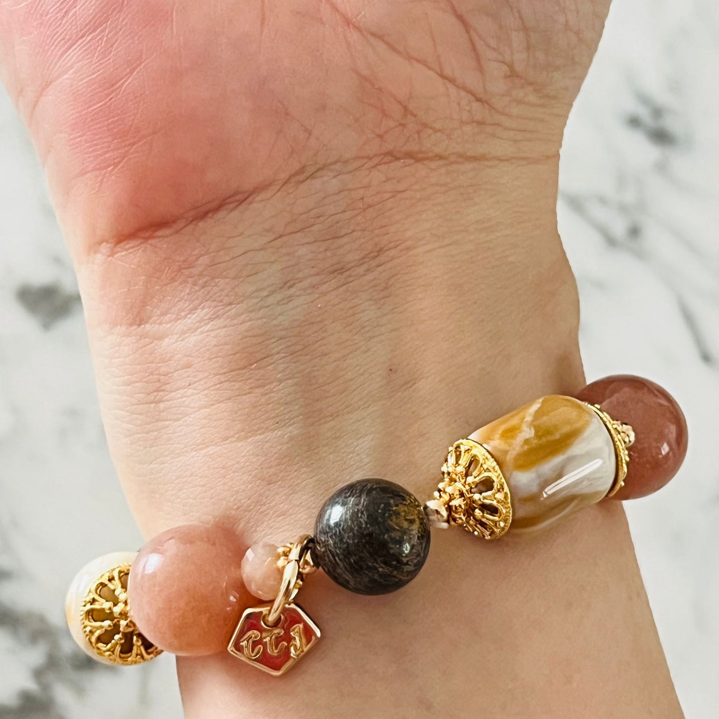 Stability Sunstone Bracelet