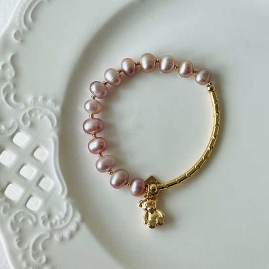 Baby Lilac Pearl Diadem Bracelet