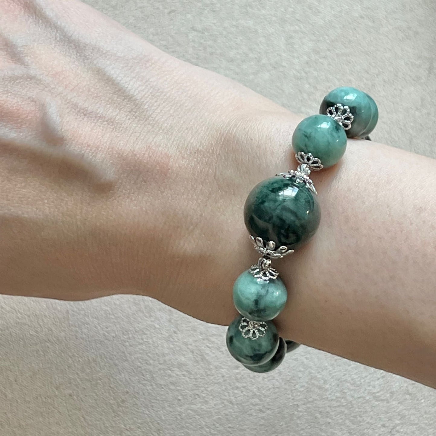 Watercolor Jade Bracelet SHW