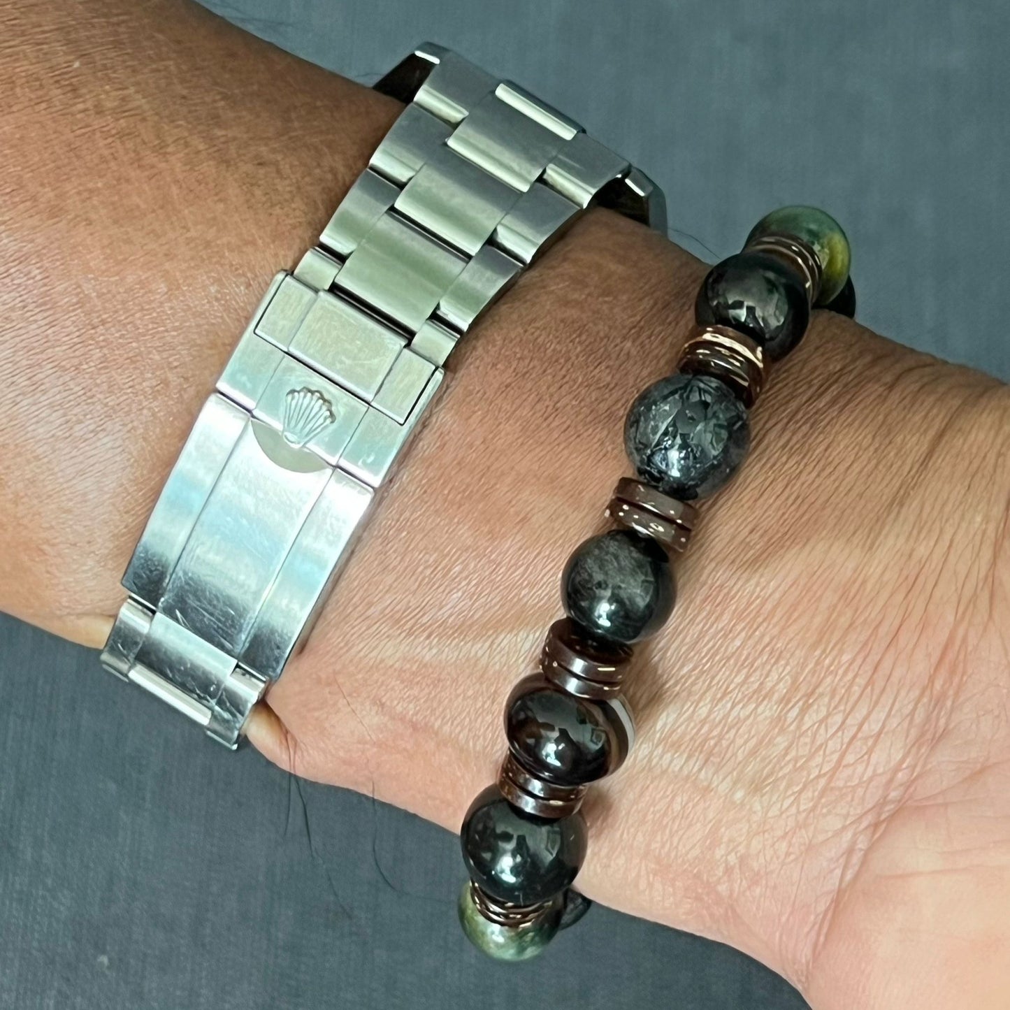 Luxury Protective Blacks Men Bracelet