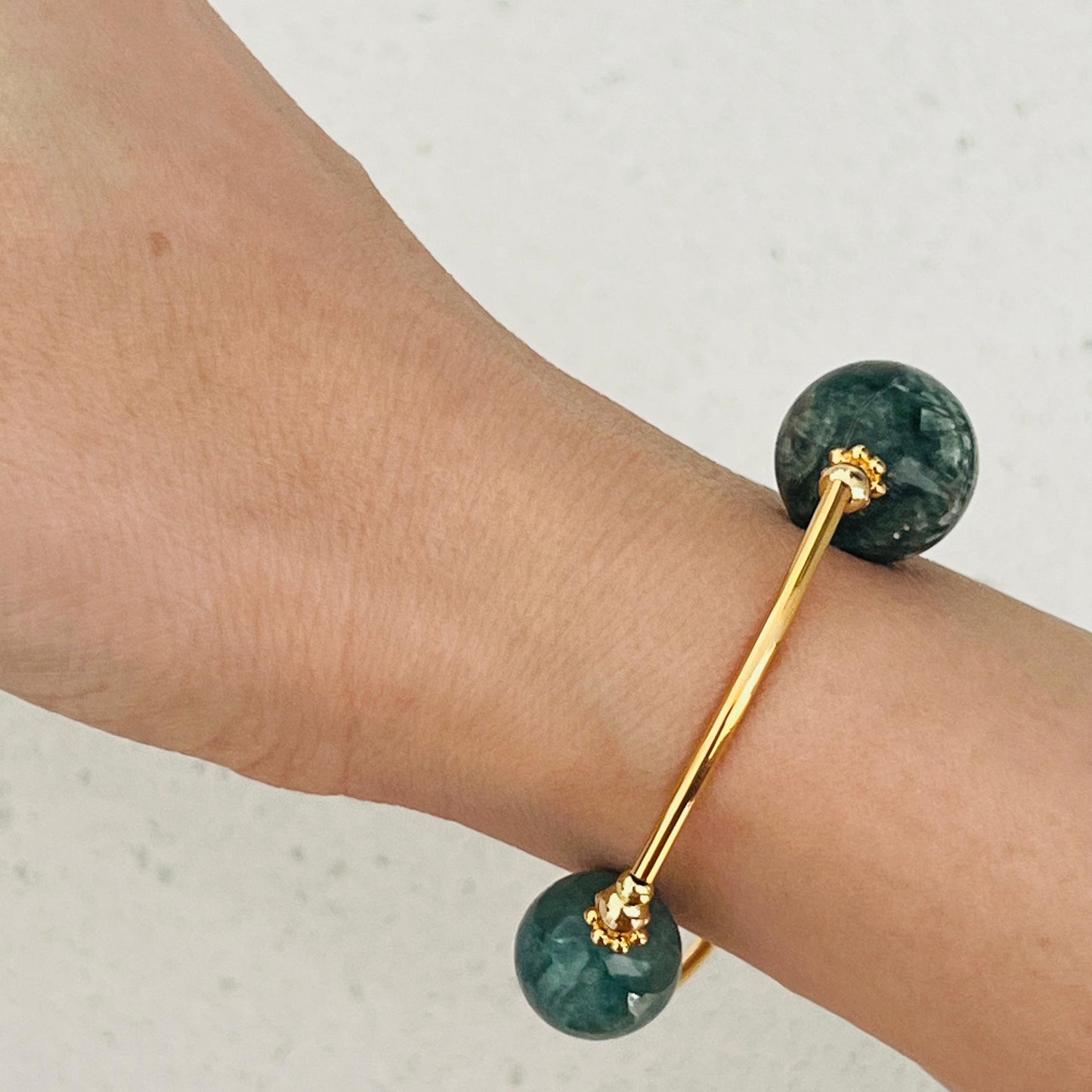 Jade & Seraphinite Juicy La Grace Bracelet