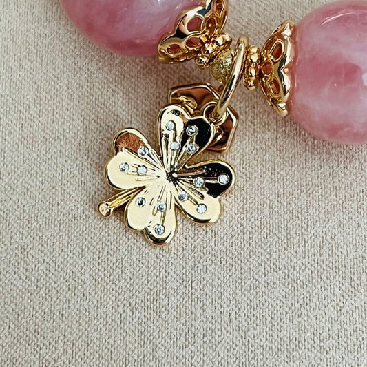 Bling Lucky Clover Charm