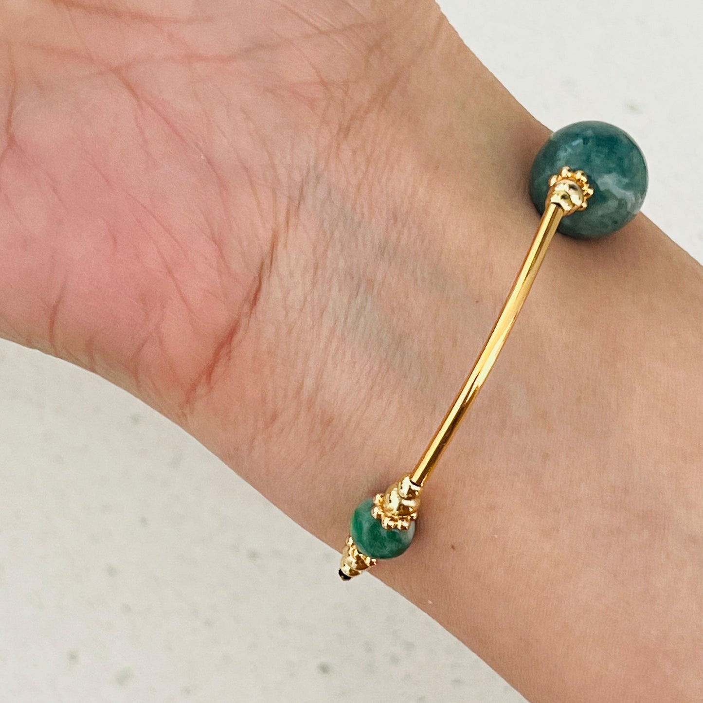 Jade & Seraphinite Juicy La Grace Bracelet