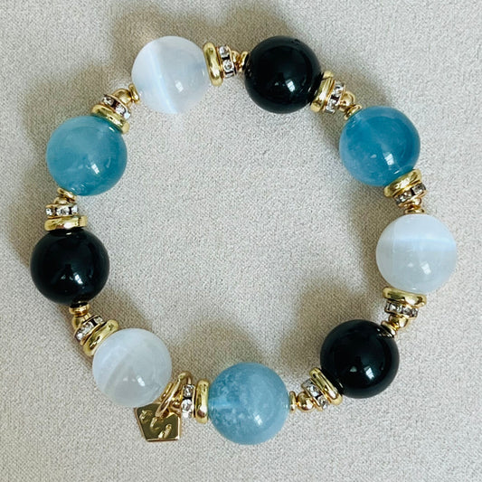 Aquamarine Clarity & Protection Bracelet