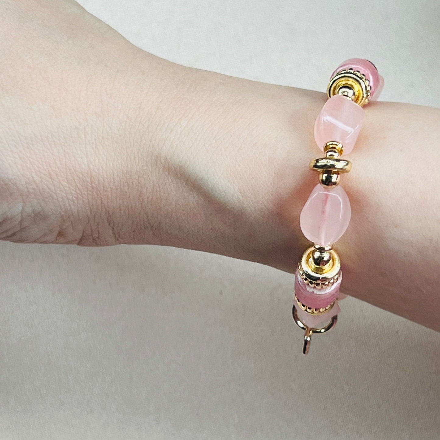 Rhodochrosite & Heaps Love Bracelet