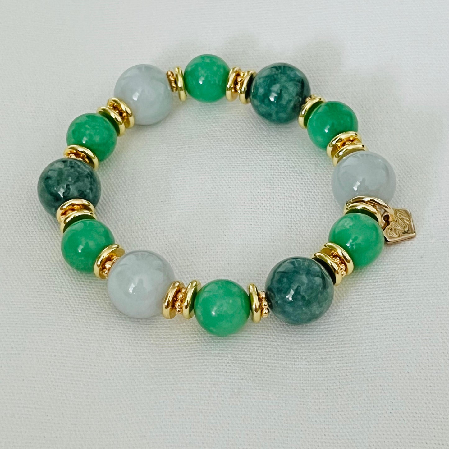 Jade & Variscite Juicy Bracelet