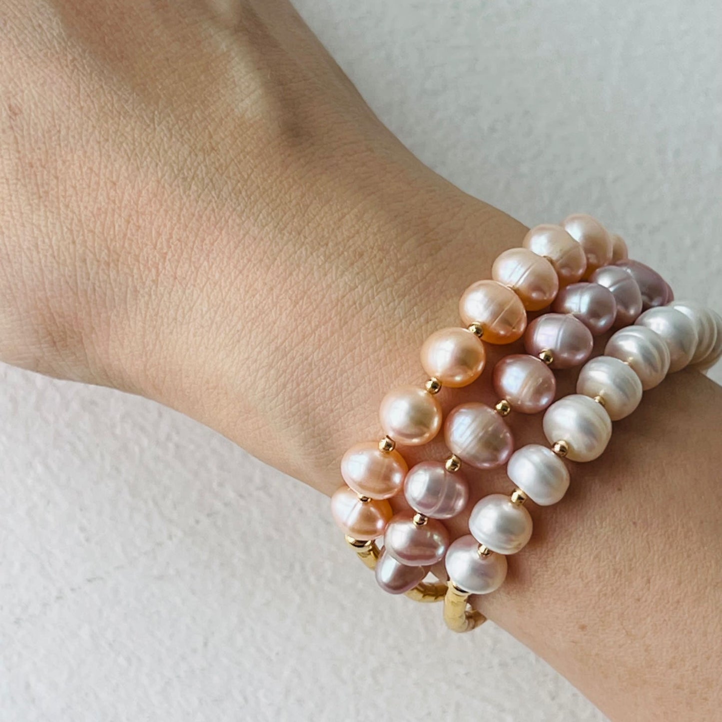 Baby Champagne Pearl Diadem Bracelet