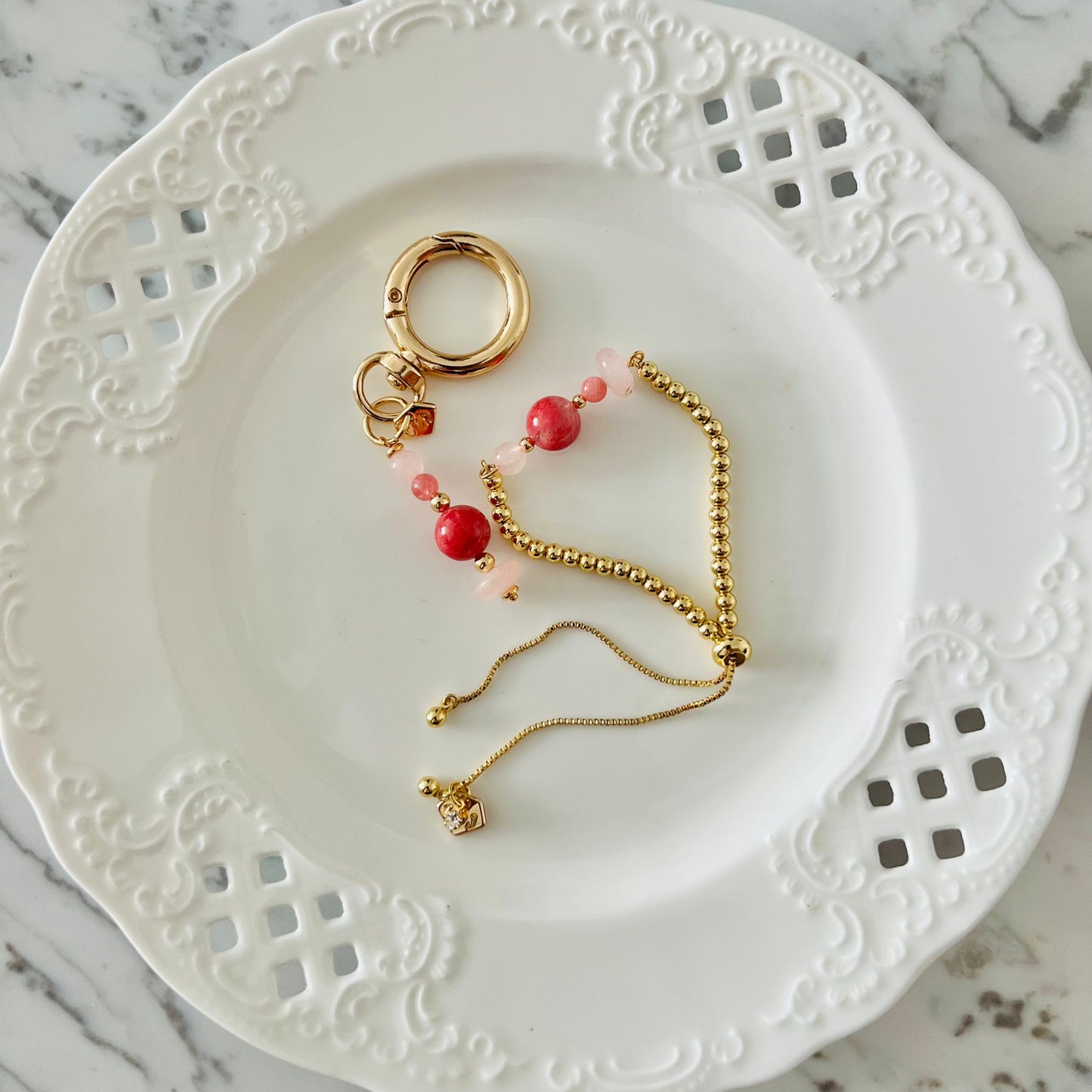 Peppy Pinks La Forma Bracelet