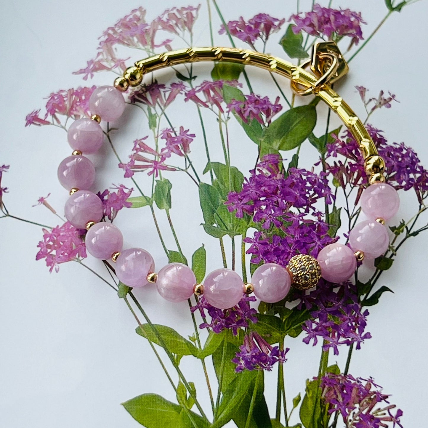 Kind Kunzite Delicate Diadem Bracelet