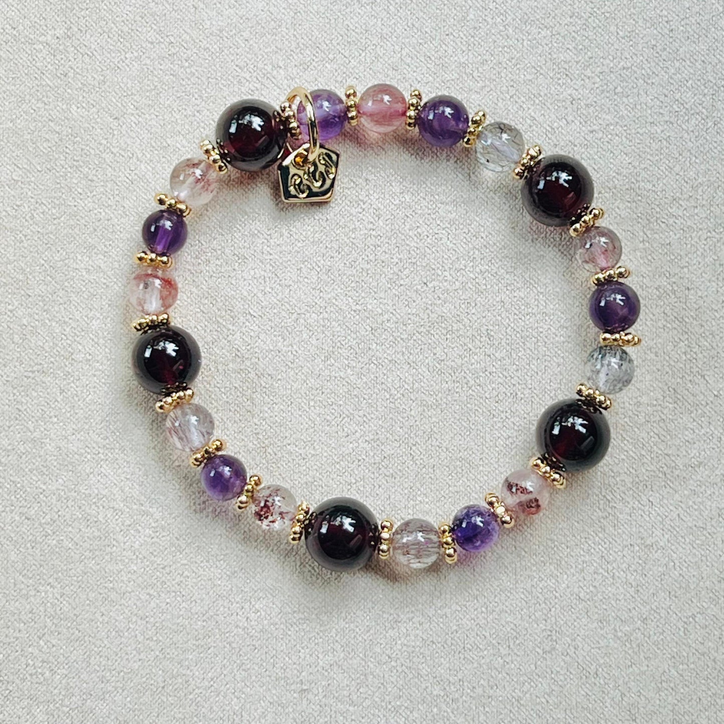 Super7 & Garnet Bracelet