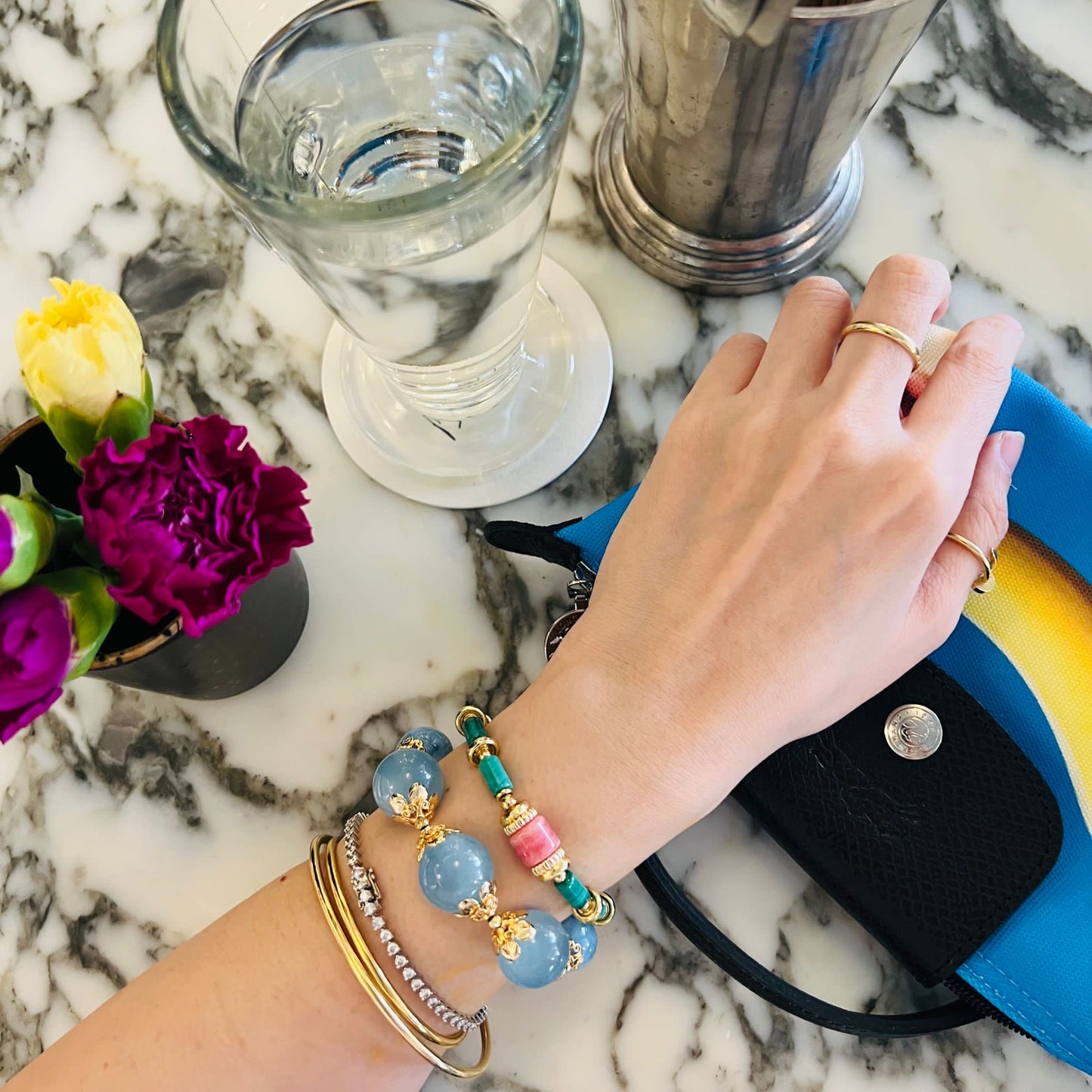 Rhodochrosite & Heaps Abundance Bracelet