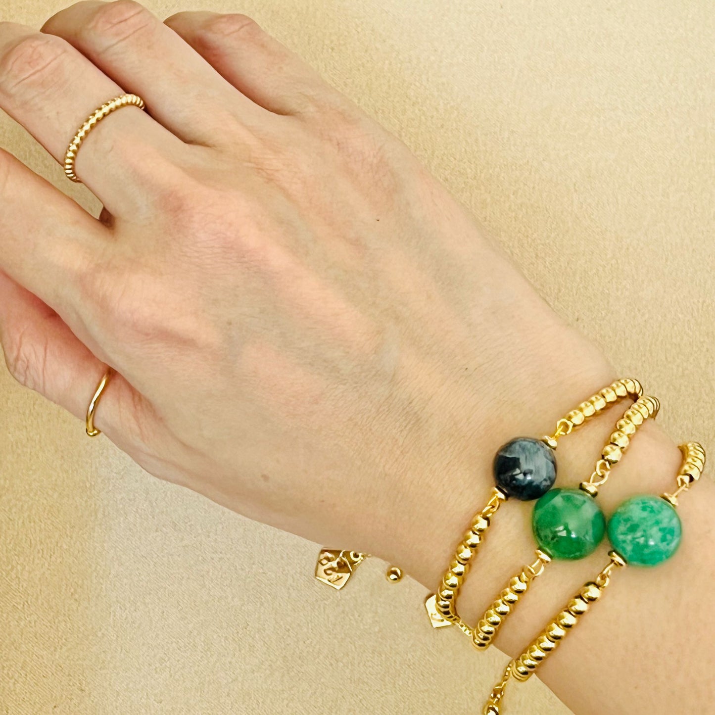 Chrysoprase La Forma Bracelet