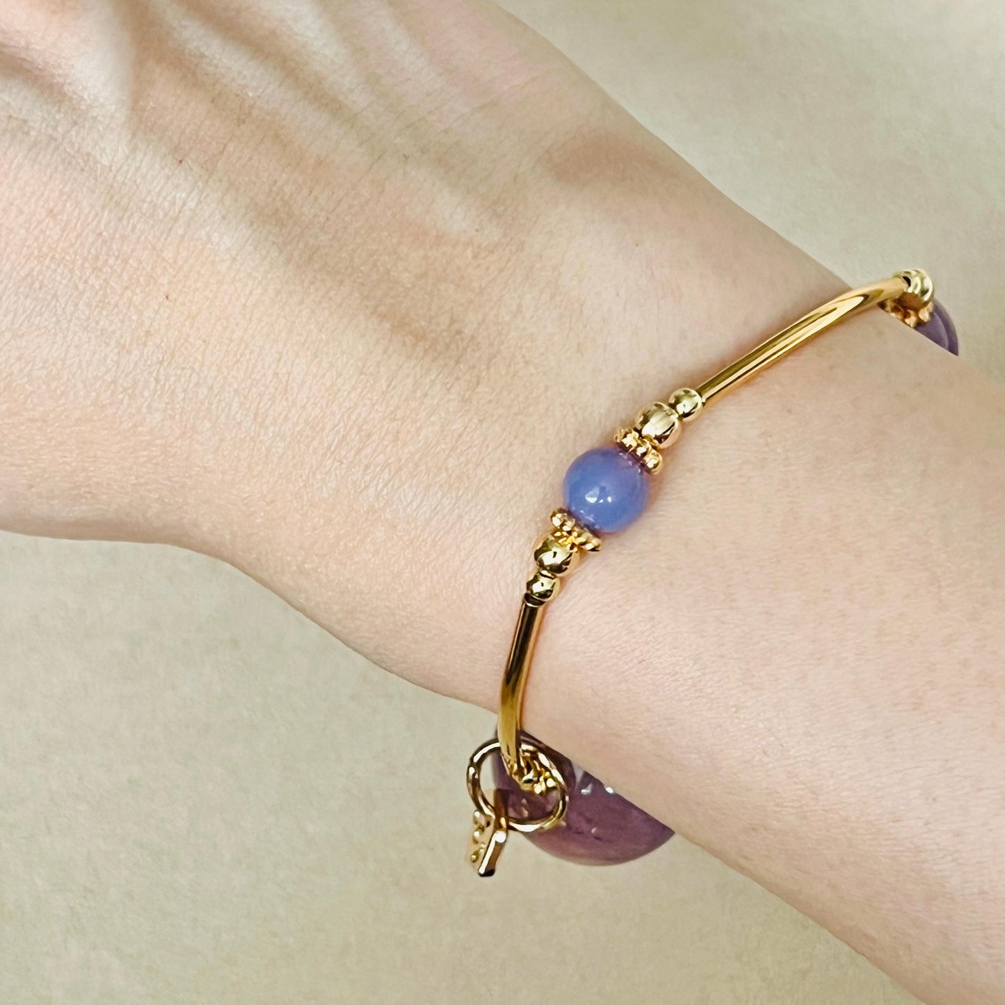 Amethyst, Ametrine & Lavender Moon Quartz Juicy La Grace Bracelet