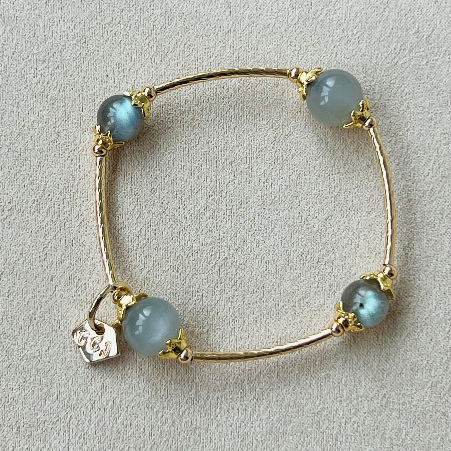 Etoupe Moonstone & Labradorite La Grace Bracelet