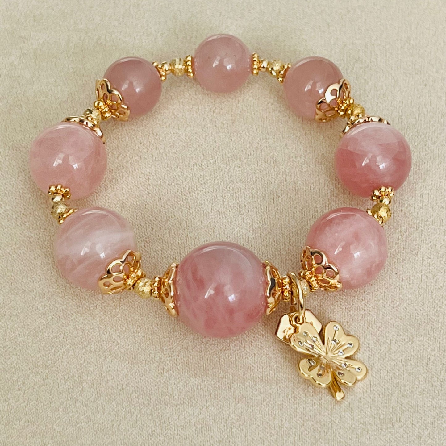 Madagascar Rose Quartz Supreme Bracelet