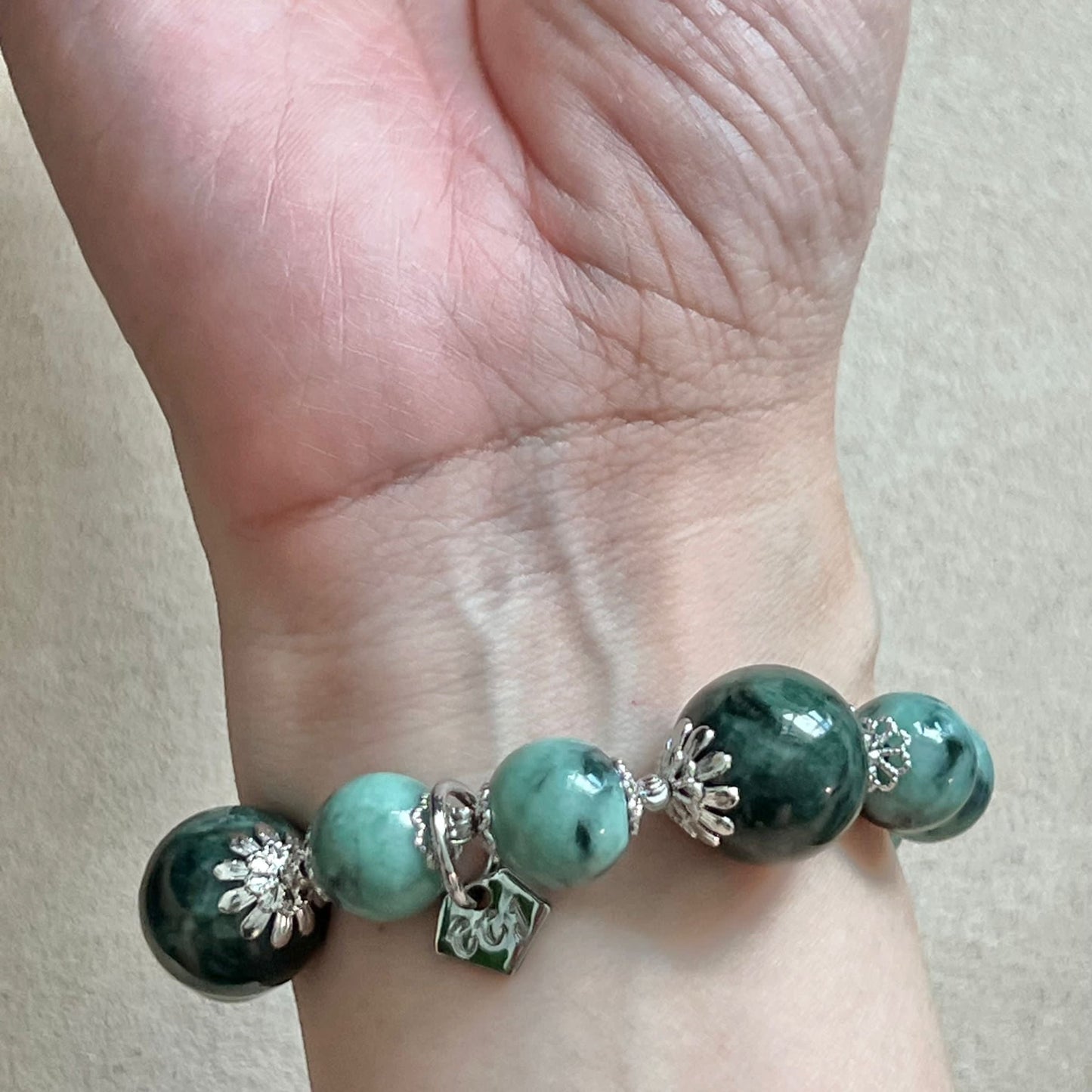 Watercolor Jade Bracelet SHW