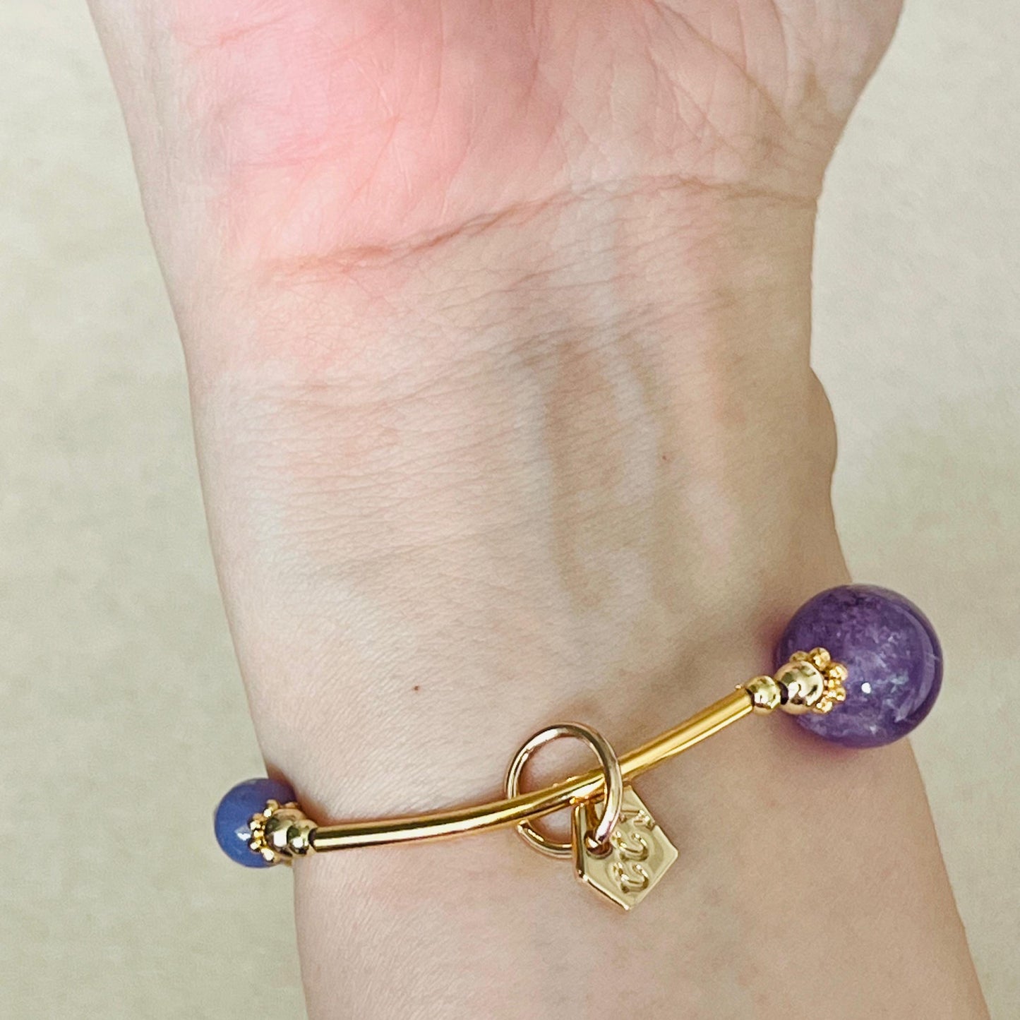 Amethyst, Ametrine & Lavender Moon Quartz Juicy La Grace Bracelet