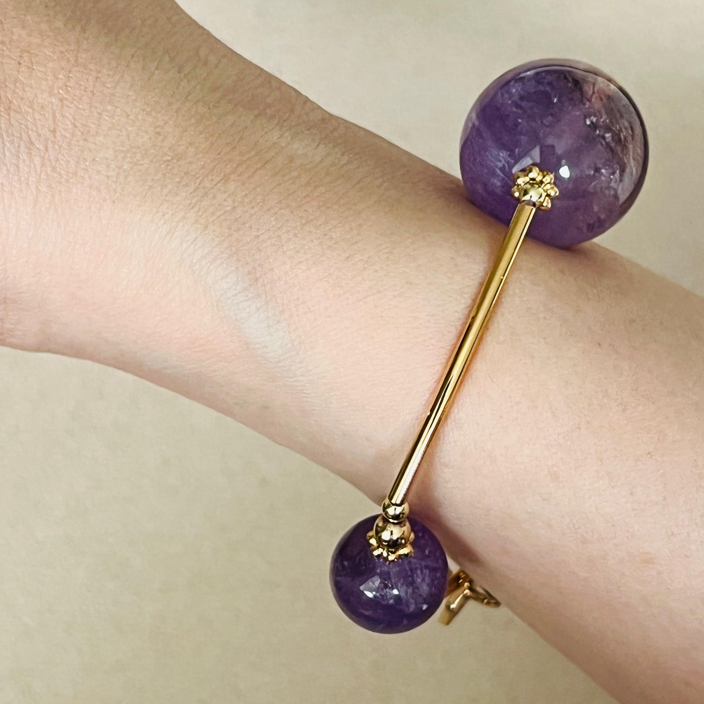 Amethyst, Ametrine & Lavender Moon Quartz Juicy La Grace Bracelet