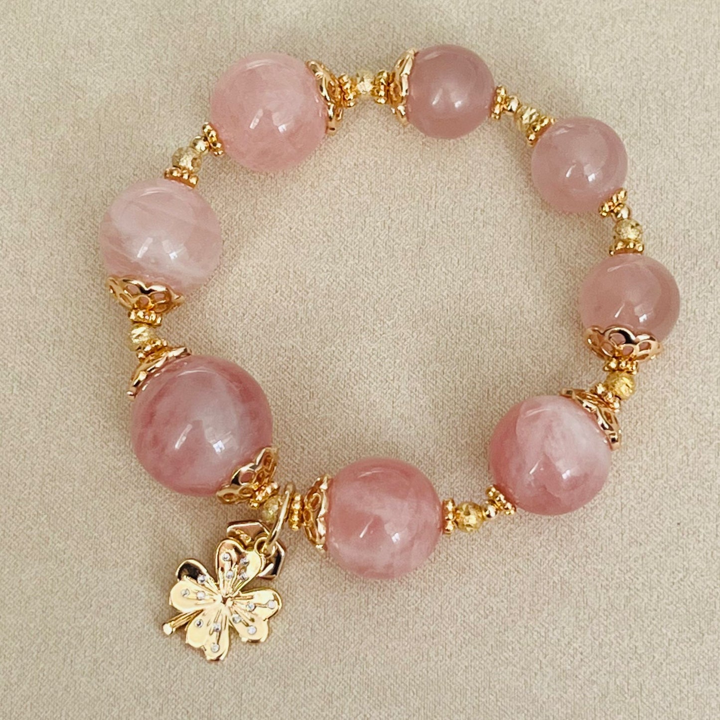 Madagascar Rose Quartz Supreme Bracelet