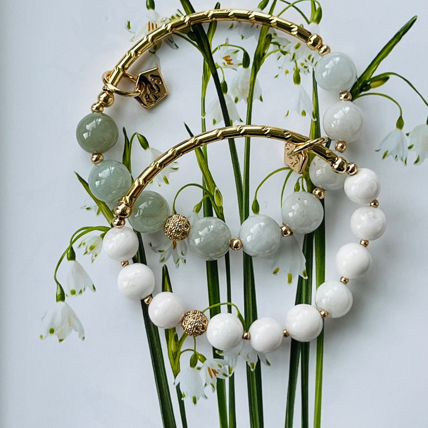 Jubilant Jade Delicate Diadem Bracelet