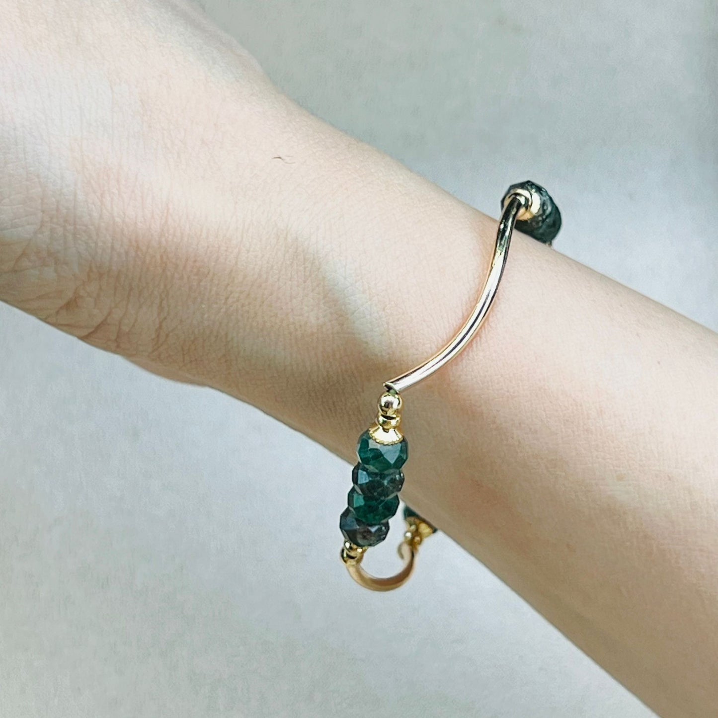 Green Apatite La Grace Bracelet