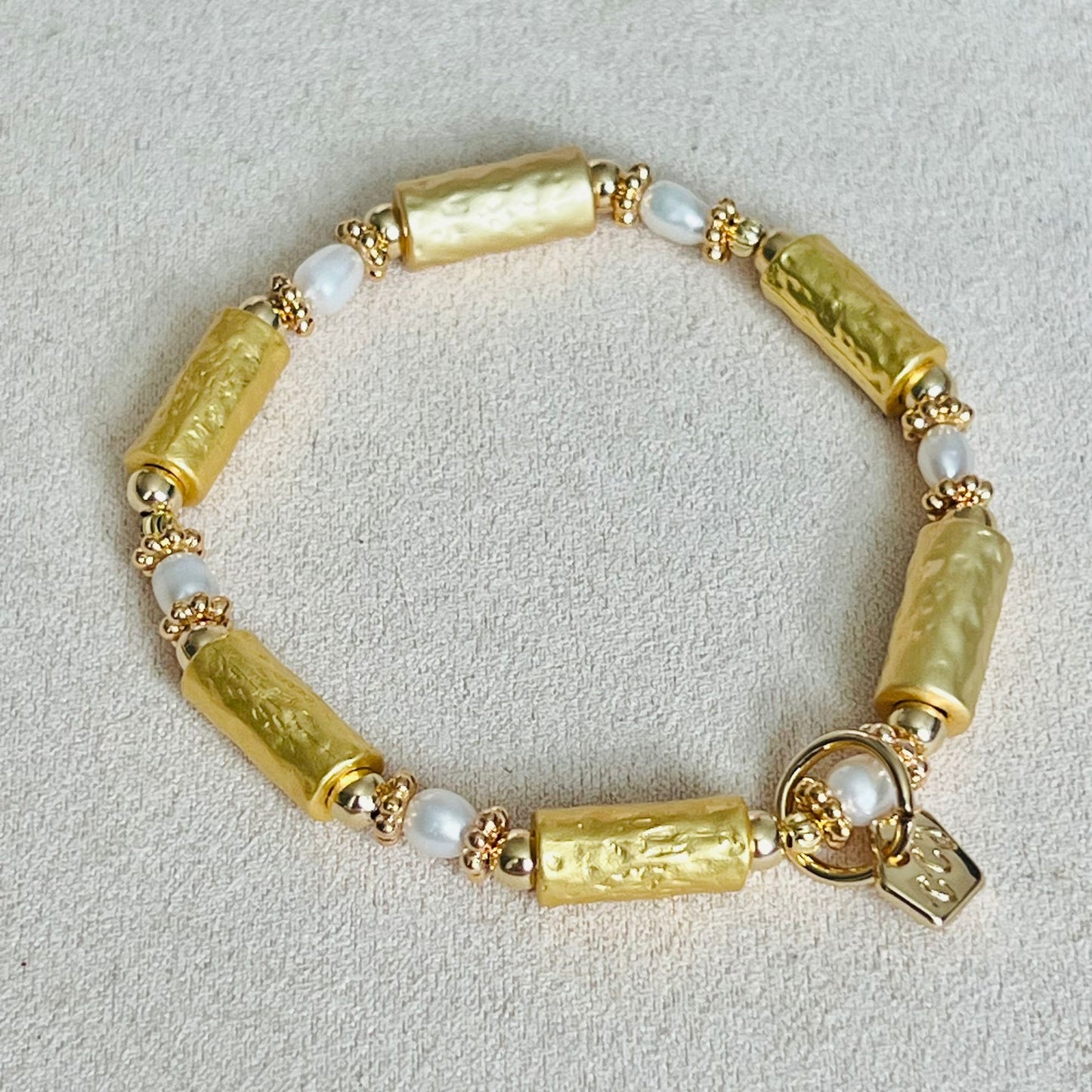 Lucky 6 Baroque Pearl Bracelet