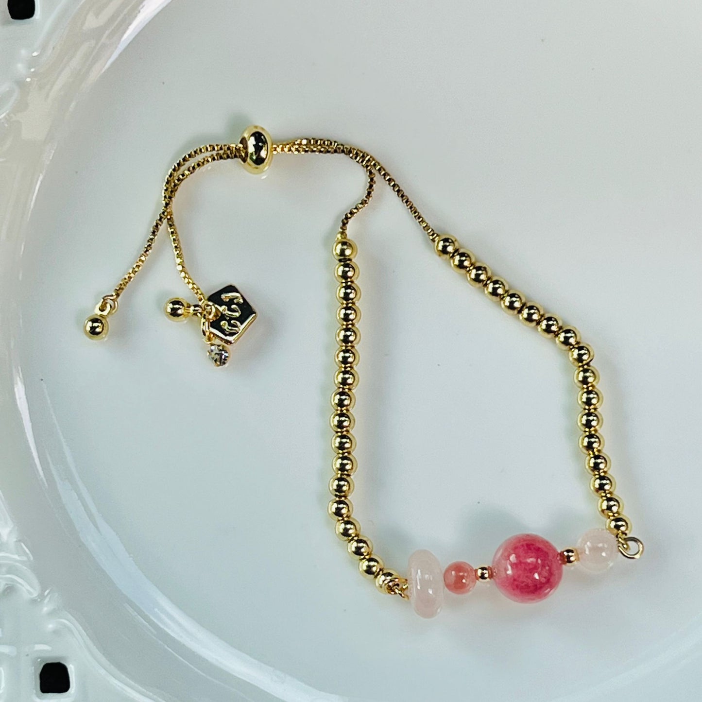 Peppy Pinks La Forma Bracelet